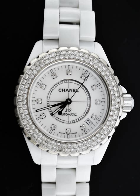 cheap chanel white watch|Chanel white watch ceramic.